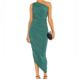 Norma Kamala Green Diana Gown